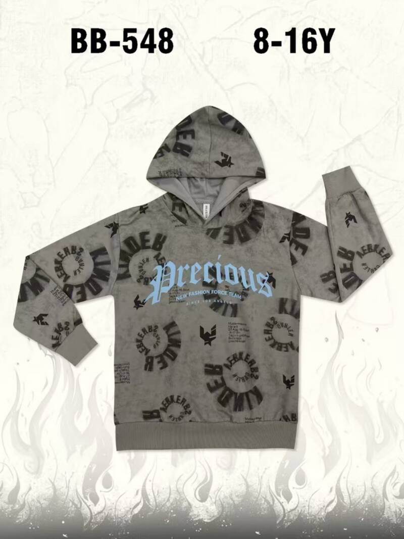  Bluzy Chłopięca Roz 8-16, 1 kolor Paczka 6 szt